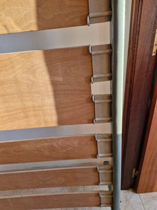 Somier 90cm madera y metal