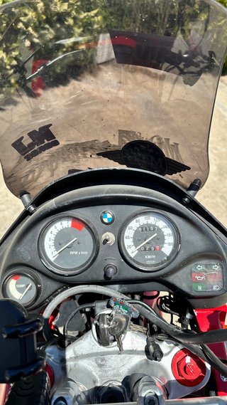 BMW F650 GS Roja