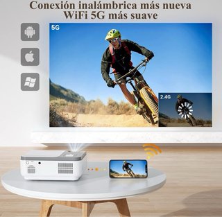 Proyector WiMiUS WiFi Bluetooth 4K