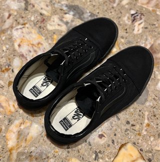 Zapatillas Vans old skool wide horma ancha negras