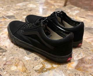 Zapatillas Vans old skool wide horma ancha negras