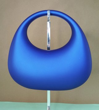 Bolso Mujer Resina Rígida Azul Eléctrico