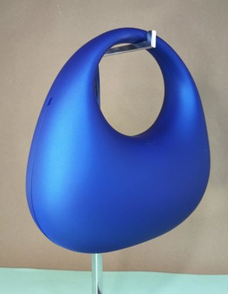 Bolso Mujer Resina Rígida Azul Eléctrico