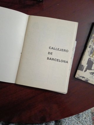 Plano y Guia Postal Barcelona