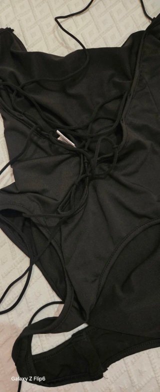 Body negro tirantes finos talla S