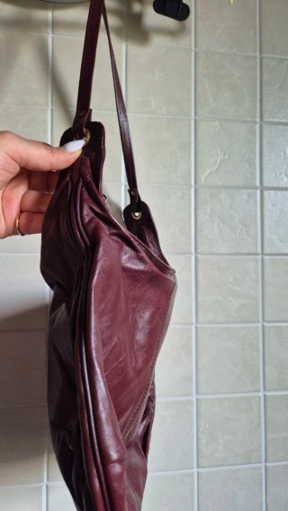 Borsa in pelle bordeaux