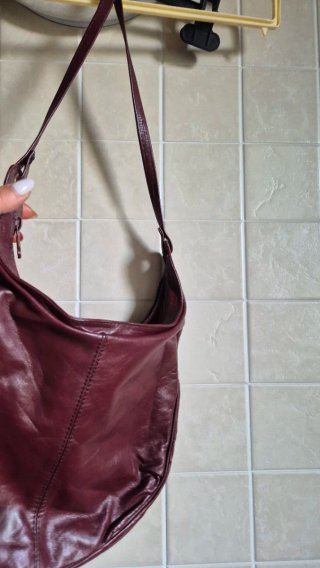 Borsa in pelle bordeaux