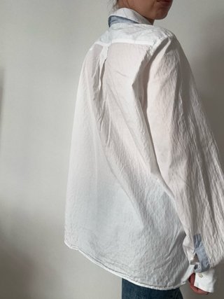 Marina Sport Camisa Oversize Blanca
