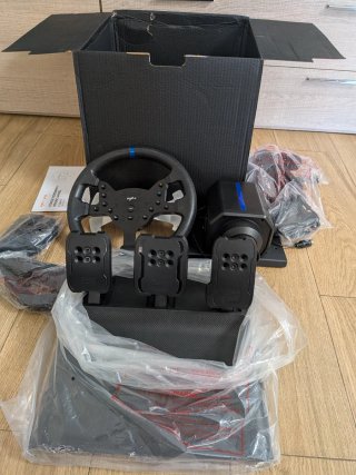 Volante PXN V99 Simracing con Pedales y Palanca