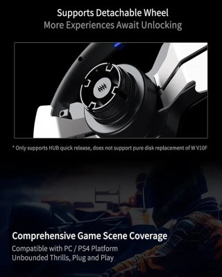 Volante PXN V99 Simracing con Pedales y Palanca