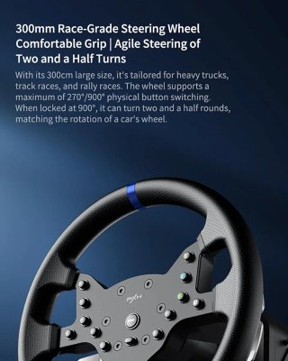 Volante PXN V99 Simracing con Pedales y Palanca