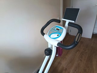 Bicicleta Estática Plegable Foldaway X 1000 PLUS