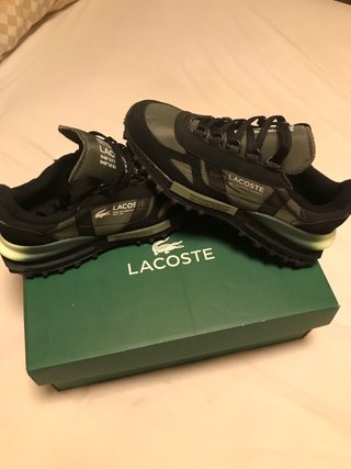 Zapatillas Lacoste Negras y Verdes Talla 40