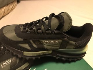 Zapatillas Lacoste Negras y Verdes Talla 40