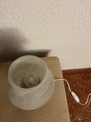 Lamparita de noche de cristal
