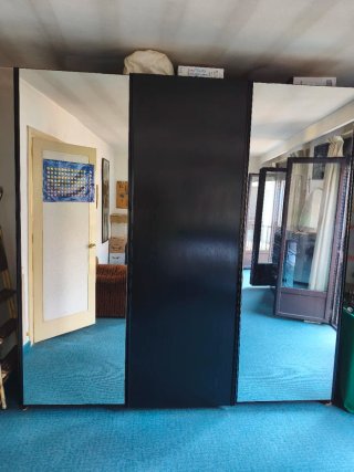 Armario 3 puertas correderas con espejos