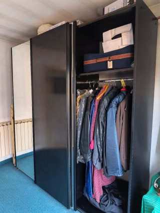 Armario 3 puertas correderas con espejos