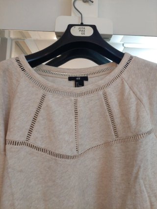 Jersey H&M Beige Talla L
