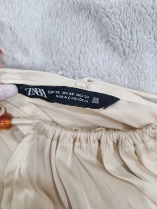 Vestido Zara estilo romano con pedrería