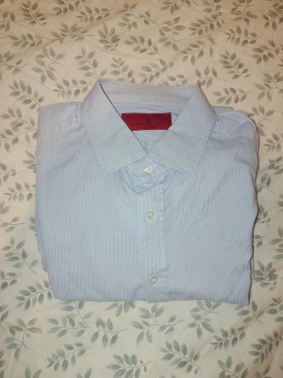 Camisa Carolina Herrera Manga Larga Rayas