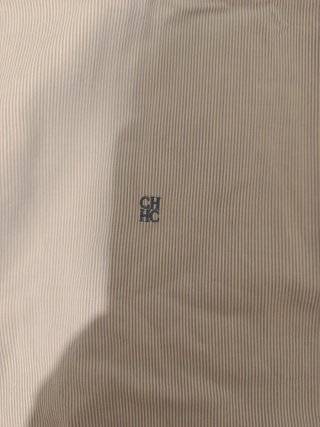 Camisa Carolina Herrera Manga Larga Rayas