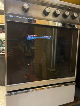 Cocina y horno a gas natural