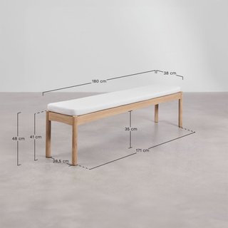 Banco Sklum 180 cm Madera NUEVO