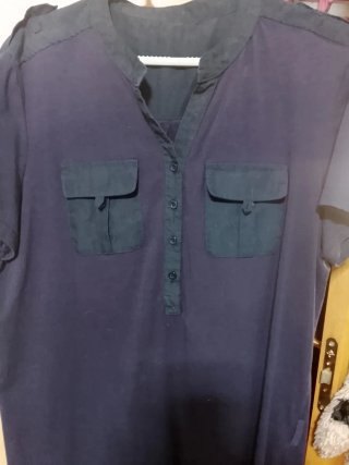 Camiseta azul talla 42