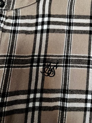 Camisa Silksilk cuadros Talla M.