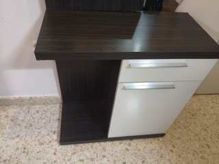 Mueble de entrada con espejo