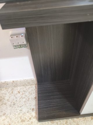 Mueble de entrada con espejo
