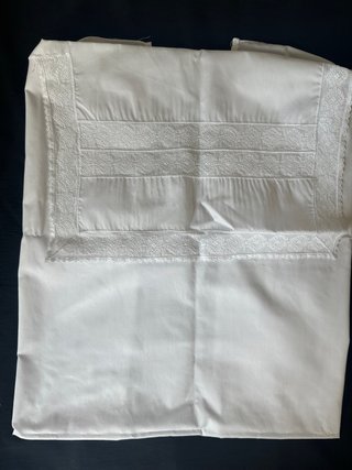 Sábana con encaje para moisés/capazo/cuna