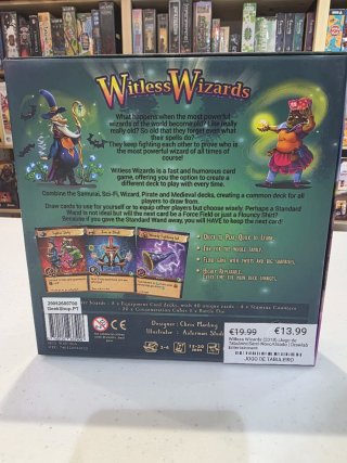 witless wizards jogo de tabuleiro