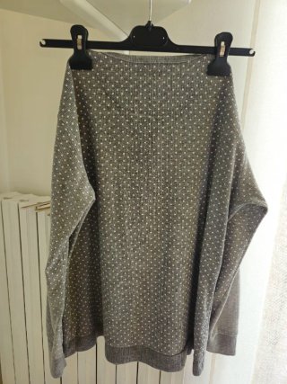 Pigiama donna Home's grigio elefantino