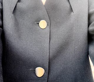 Blazer Negro Vintage 90s Claudia Paulus