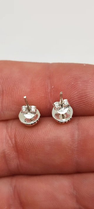 Pendientes de Plata y Granates.