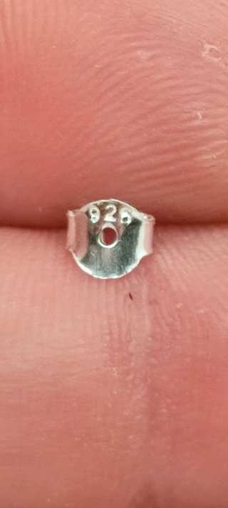 Pendientes de Plata y Granates.