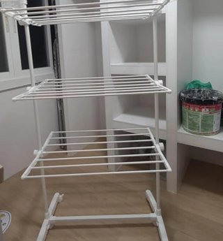 Tendedero Plegable Torre 3 Niveles en su caja
