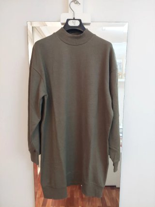Vestido Zara verde M
