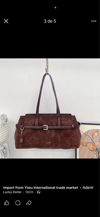 Bolsa Coach Marrom