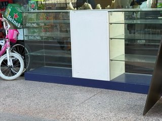 Vitrina expositora cristal