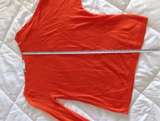 Jersey Zara fino naranja XS