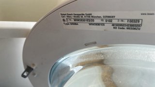 Lavadora integrable Bosch Serie 6