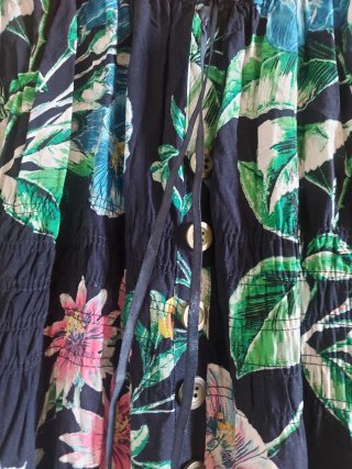 Vestido estampado floral talla única