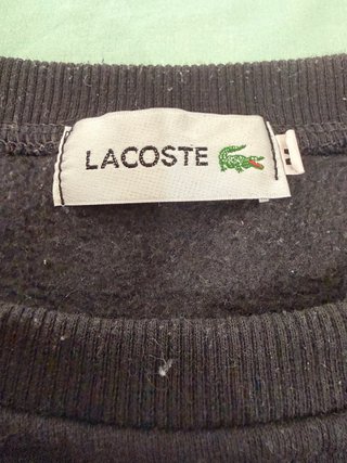Sudadera Lacoste Negra