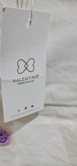 Falda tejana blanca Valentina