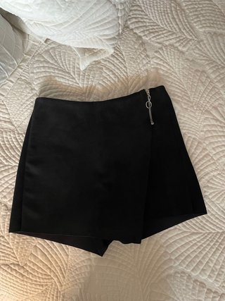 Falda pantalón Zara negra