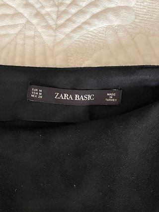 Falda pantalón Zara negra