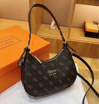 Bolsa Guess Marrom e Dourada