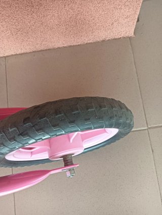 Bicicleta sin pedales niña rosa